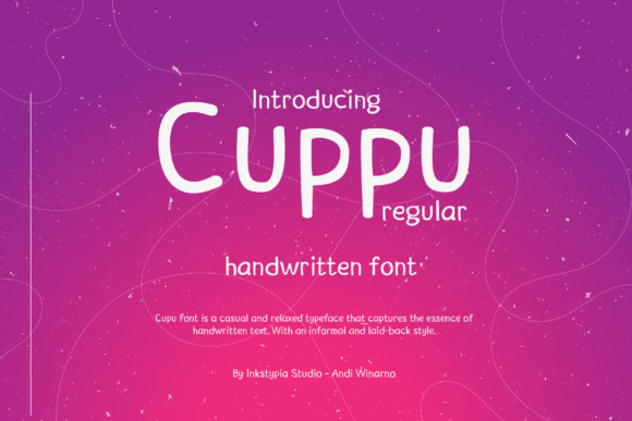 Cuppu Font — Effortless Handwritten Style for Modern Designs