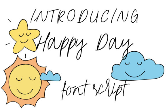 Happy Day Font – Playful Handwritten Typography