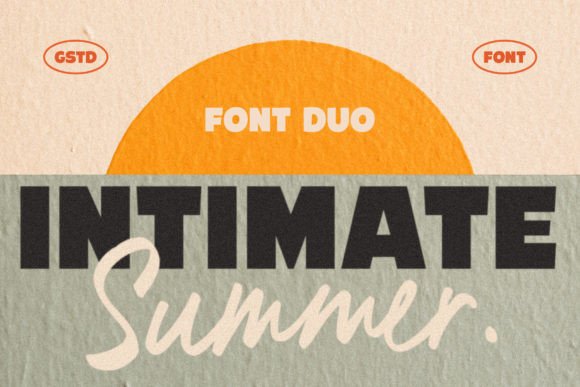 Intimate Summer Font Duo Brings Bold Meets Casual