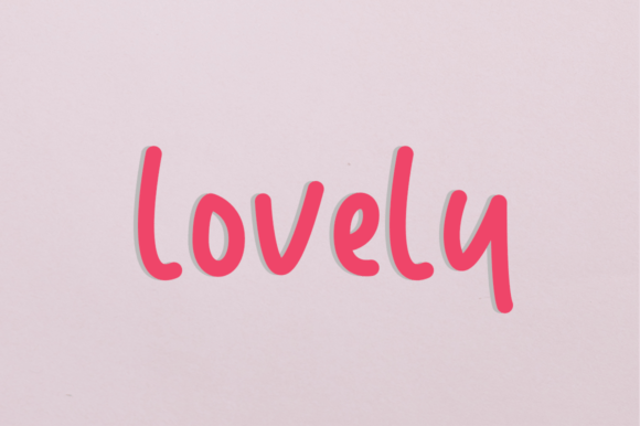 Lovely Font: A Handwritten Gem for Creative Projects